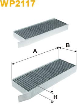 WIX Filters WP2117 - Suodatin, sisäilma inparts.fi