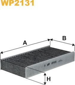 WIX Filters WP2131 - Suodatin, sisäilma inparts.fi