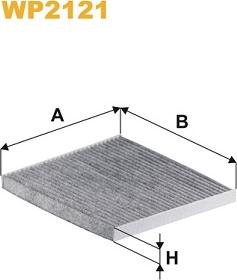 WIX Filters WP2121 - Suodatin, sisäilma inparts.fi