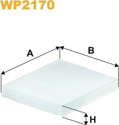 WIX Filters WP2170 - Suodatin, sisäilma inparts.fi