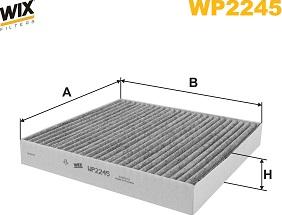 WIX Filters WP2245 - Suodatin, sisäilma inparts.fi