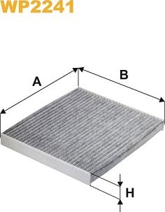 WIX Filters WP2241 - Suodatin, sisäilma inparts.fi