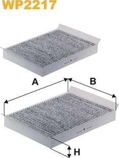 WIX Filters WP2217 - Suodatin, sisäilma inparts.fi