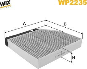 WIX Filters WP2235 - Suodatin, sisäilma inparts.fi