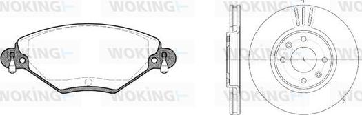 Woking 89283.00 - Jarrupalasarja, levyjarru inparts.fi