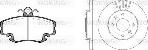 Woking 80413.05 - Jarrupalasarja, levyjarru inparts.fi