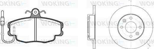 Woking 80413.00 - Jarrupalasarja, levyjarru inparts.fi