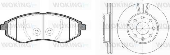 Woking 88863.00 - Jarrupalasarja, levyjarru inparts.fi