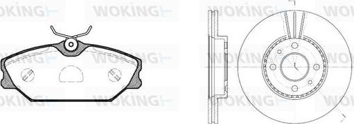 Woking 83083.04 - Jarrupalasarja, levyjarru inparts.fi