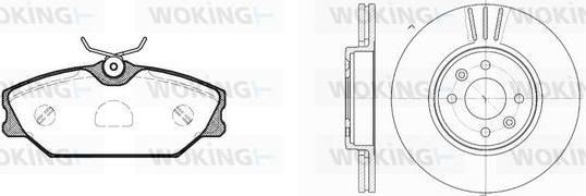 Woking 83083.02 - Jarrupalasarja, levyjarru inparts.fi