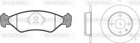 Woking 83853.00 - Jarrupalasarja, levyjarru inparts.fi