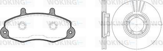 Woking 82913.00 - Jarrupalasarja, levyjarru inparts.fi