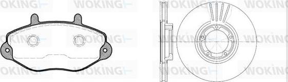 Woking 82923.00 - Jarrupalasarja, levyjarru inparts.fi