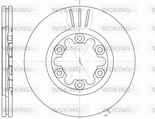 Woking D6957.10 - Jarrulevy inparts.fi