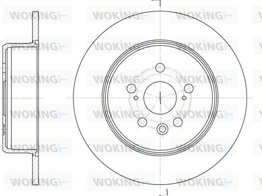 Kavo Parts BR-9341-C - Jarrulevy inparts.fi