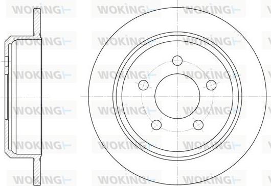 Woking D6913.00 - Jarrulevy inparts.fi