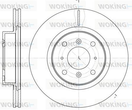 Woking D6484.10 - Jarrulevy inparts.fi