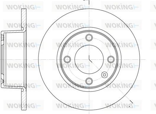 Woking D6433.00 - Jarrulevy inparts.fi