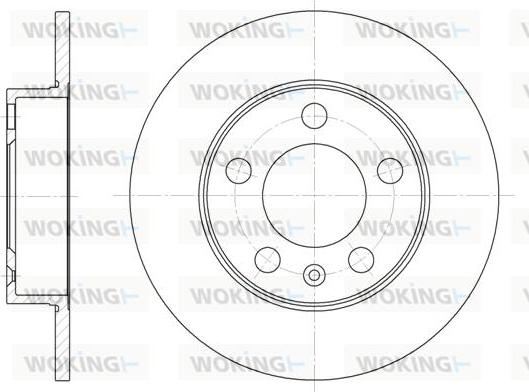 Woking D6547.00 - Jarrulevy inparts.fi