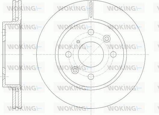 Woking D6523.10 - Jarrulevy inparts.fi