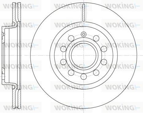 Woking D6647.10 - Jarrulevy inparts.fi