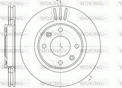 Woking D6603.10 - Jarrulevy inparts.fi