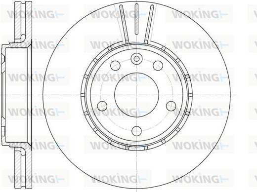 Woking D6682.10 - Jarrulevy inparts.fi