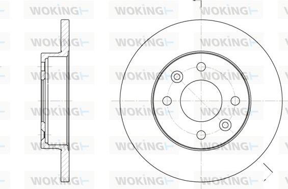 Woking D6067.00 - Jarrulevy inparts.fi