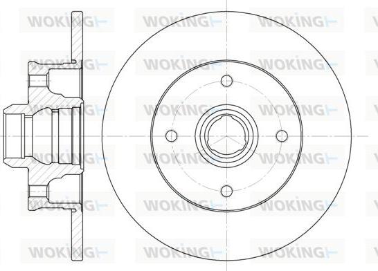 Woking D6024.00 - Jarrulevy inparts.fi