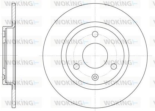 Woking D6070.00 - Jarrulevy inparts.fi