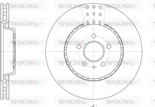 Woking D61493.10 - Jarrulevy inparts.fi