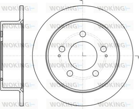 Woking D61414.00 - Jarrulevy inparts.fi