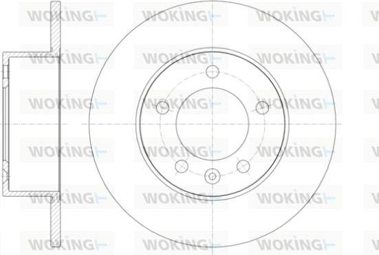 Woking D61412.00 - Jarrulevy inparts.fi