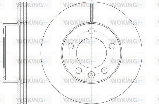 Woking D61475.10 - Jarrulevy inparts.fi