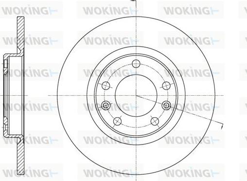 Woking D61555.00 - Jarrulevy inparts.fi