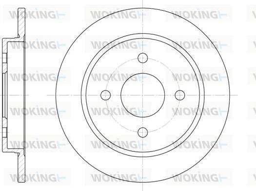 Woking D6155.00 - Jarrulevy inparts.fi