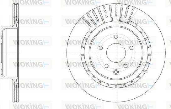 Woking D61509.10 - Jarrulevy inparts.fi