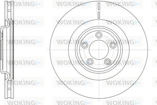 Woking D61511.10 - Jarrulevy inparts.fi