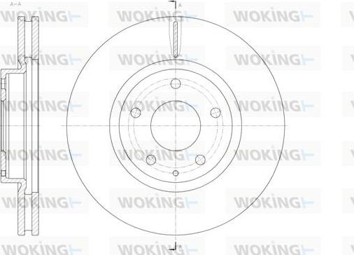 Woking D61520.10 - Jarrulevy inparts.fi