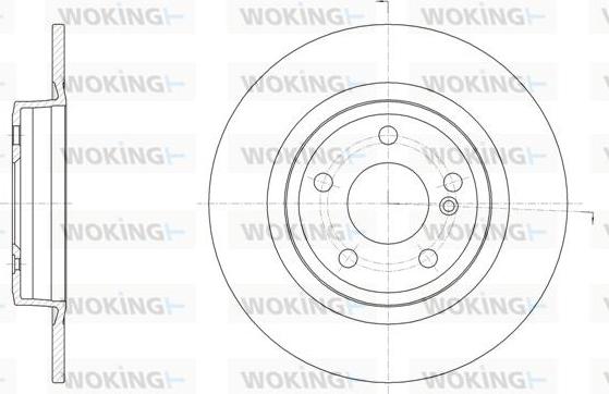 Woking D61523.00 - Jarrulevy inparts.fi