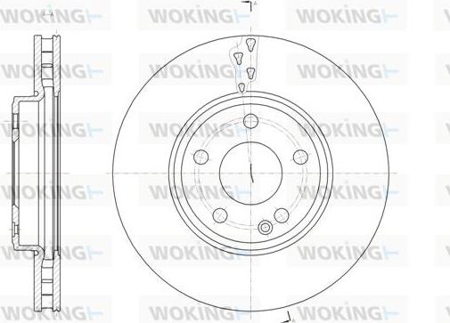 Woking D61522.10 - Jarrulevy inparts.fi