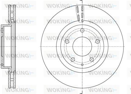 Woking D61574.10 - Jarrulevy inparts.fi