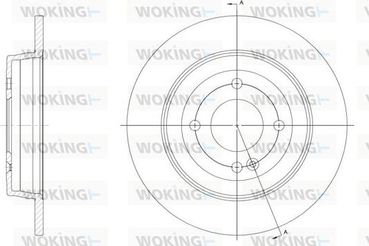 Woking D61570.00 - Jarrulevy inparts.fi