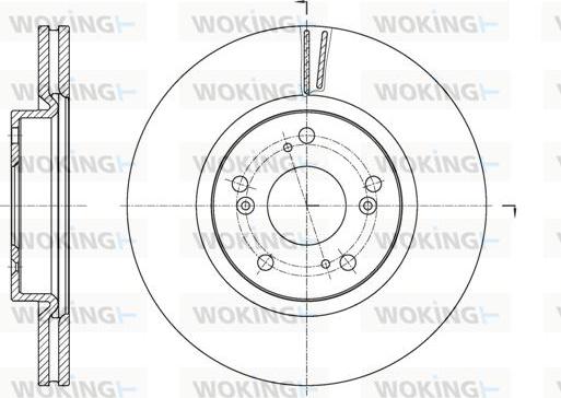 Woking D61653.10 - Jarrulevy inparts.fi