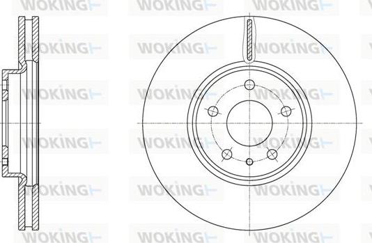 Woking D61605.10 - Jarrulevy inparts.fi