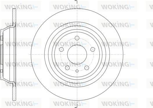 Woking D61606.00 - Jarrulevy inparts.fi