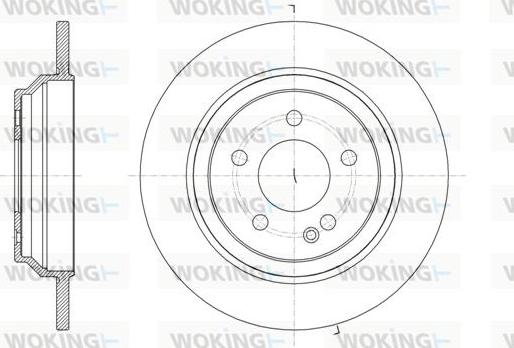 Woking D61616.00 - Jarrulevy inparts.fi