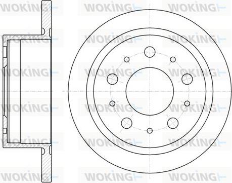 Woking D61057.00 - Jarrulevy inparts.fi