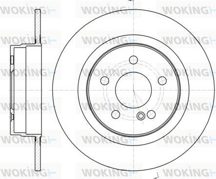 Woking D61070.00 - Jarrulevy inparts.fi