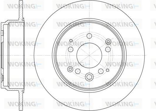 Woking D61157.00 - Jarrulevy inparts.fi